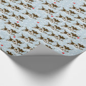 Winter kommt geschenkpapier (Ecke)