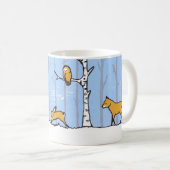 Winter kommt kaffeetasse (VorderseiteRechts)