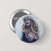 Winter-Königinknopf Button (Vorne & Hinten)