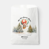 Winter können wir frühzeitig auf Weihnachtsdusche  Geschenktütchen (Vorderseite)