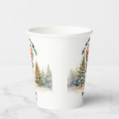 Winter können wir frühzeitig auf Weihnachtsdusche Pappbecher (Rechts)