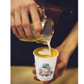 Winter Kookaburra Wishes, custom Pappbecher