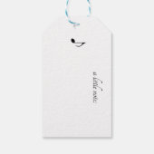 Winter Kookaburra Wünsche, Brauch Geschenkanhänger (Rückseite)