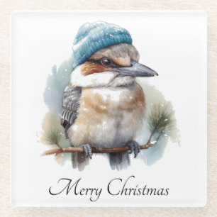 Winter Kookaburra Wünsche, Brauch Glasuntersetzer