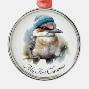Winter Kookaburra Wünsche, Brauch Ornament Aus Metall
