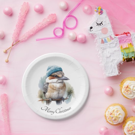 Winter Kookaburra Wünsche, Brauch Pappteller (Party)