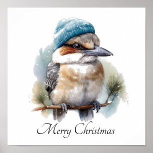 Winter Kookaburra Wünsche, Brauch Poster