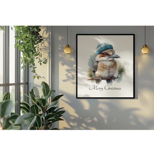 Winter Kookaburra Wünsche, Brauch Poster