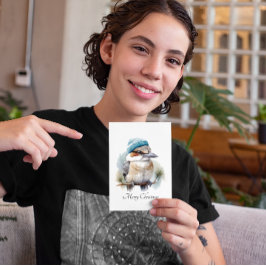 Winter Kookaburra Wünsche, Brauch Postkarte