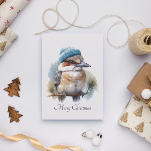 Winter Kookaburra Wünsche, Brauch Postkarte