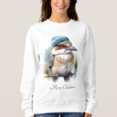 Winter Kookaburra Wünsche, Brauch Sweatshirt (Vorderseite)
