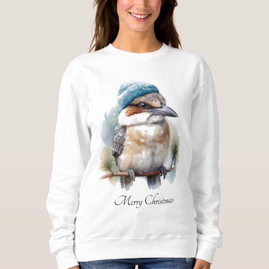 Winter Kookaburra Wünsche, Brauch Sweatshirt (Vorderseite)