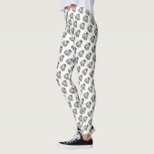 Winter-Kookaburra-Wünsche, individuell Leggings (Links)