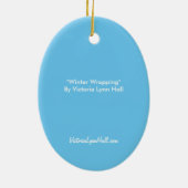 "Winter Kunst einwickelnd" Keramikornament (Hinten)