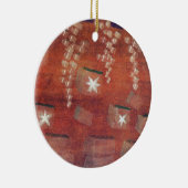 Winter, Kunstmalerei Keramik Ornament (Rechts)