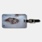 Winter - Kurz-geschliffenes Weasel Gepäckanhänger (Vorderseite horizontal)