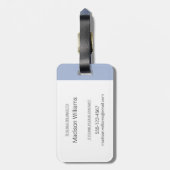 Winter - Kurz-geschliffenes Weasel Gepäckanhänger (Rückseite vertikal)