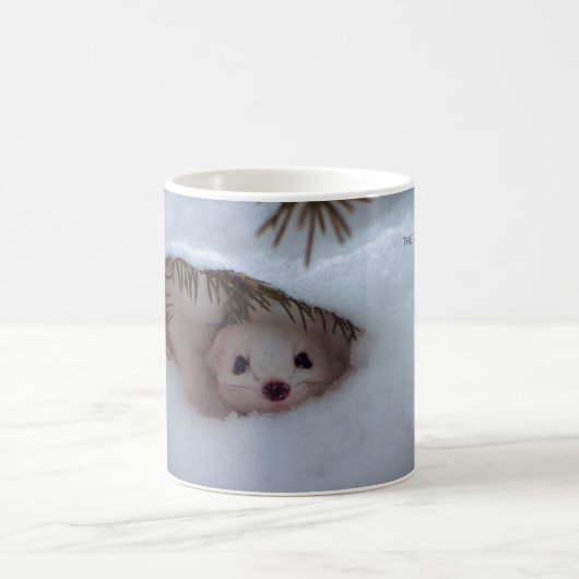 Winter - Kurz-geschliffenes Weasel Kaffeetasse (Mittel)