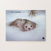Winter - Kurz-geschliffenes Weasel Puzzle (Horizontal)