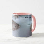 Winter - Kurz-geschliffenes Weasel Tasse (VorderseiteRechts)