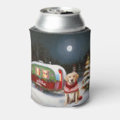 Winter Labrador Caravan Weihnachtsabenteuer Dosenkühler (Kanne Rückseite)