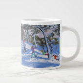 Winter Ladmanlow Derbyshire 2013 Jumbo-Tasse (Rechts)