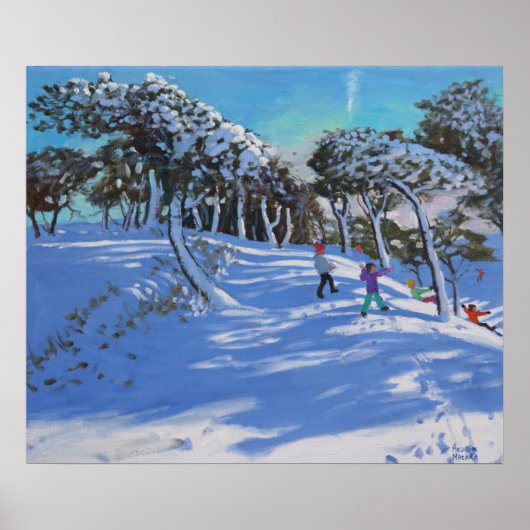 Winter Ladmanlow Derbyshire 2013 Poster (Vorne)