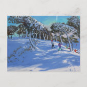 Winter Ladmanlow Derbyshire 2013 Postkarte (Vorderseite)