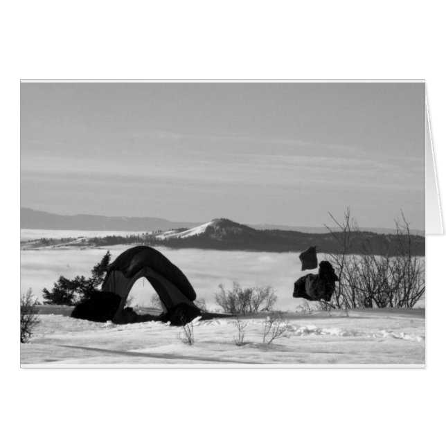 WINTER-LAGER: Über den Wolken (Vorderseite (Horizontal))