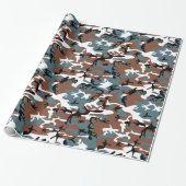 Winter Lake Camouflage Geschenkpapier (Ungerollt)