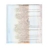 Winter Lake Getaway Notizblock (Vorderseite)