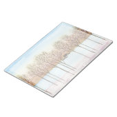 Winter Lake Getaway Notizblock (angewinkelt)