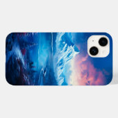 Winter Lake Illustration Case-Mate iPhone Hülle (Rückseite (Horizontal))