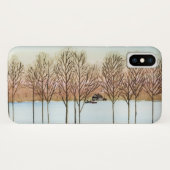 Winter Lake iPhone Case (Rückseite (Horizontal))