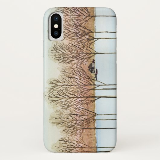 Winter Lake iPhone Case (Rückseite)