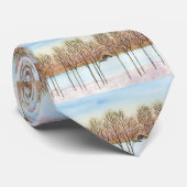 Winter Lake Krawatte (Gerollt)