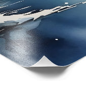 Winter Lake Print Fotodruck (Ecke)