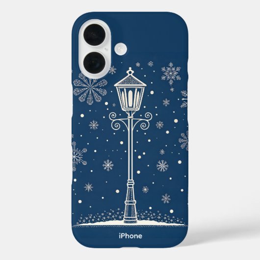 Winter Lamplight Story iPhone 16 Fall Case-Mate iPhone Hülle (Rückseite)