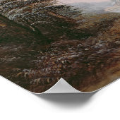 Winter landscape, 1869 poster (Ecke)