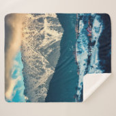 Winter landscape in Carpathian Mountain. Bran, Rom Sherpadecke (Vorderseite (Horizontal))