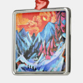 Winter Landscape in Moonlight by Ernst Kirchner, Ornament Aus Metall (Links)