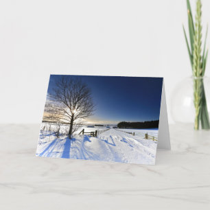 Winter Landscape Karte