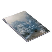 Winter Landscape Memorial Guest Book Notizblock (Rechte Seite)
