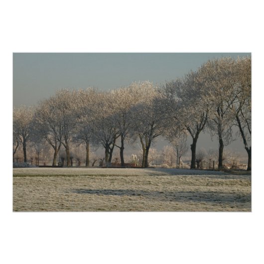 Winter landscape poster (Vorderseite)