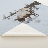 WINTER LANDSCAPE WITH A DEER SHERPADECKE (3/4)