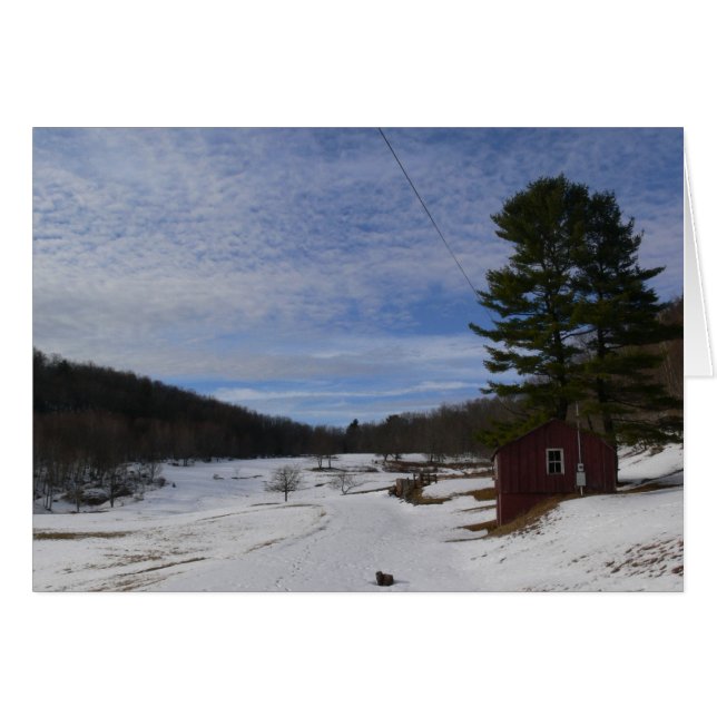 Winter-Landschaft (Vorderseite (Horizontal))