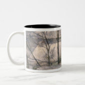 Winter-Landschaft, 1879 Zweifarbige Tasse (Links)