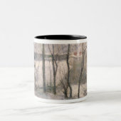 Winter-Landschaft, 1879 Zweifarbige Tasse (Mittel)