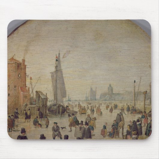 Winter-Landschaft 2 Mousepad (Vorne)