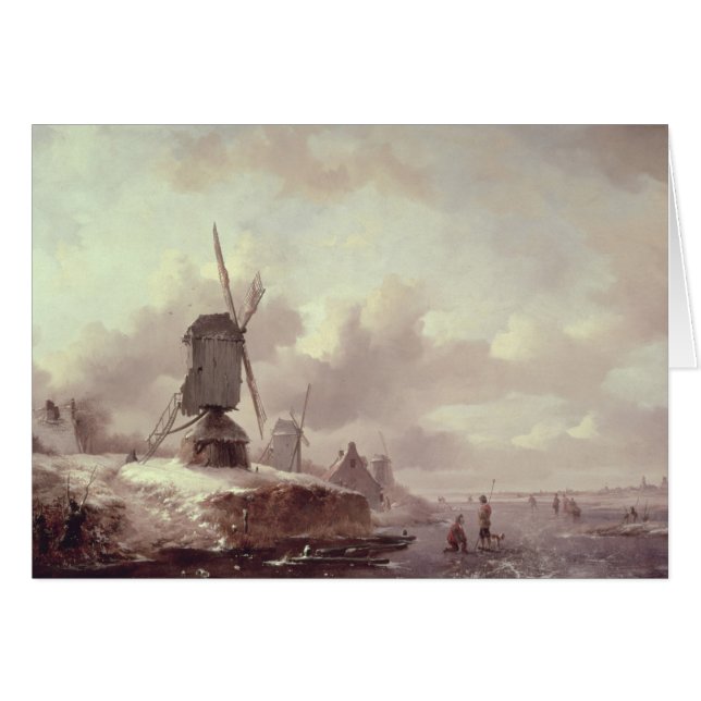 Winter-Landschaft 3 (Vorderseite (Horizontal))